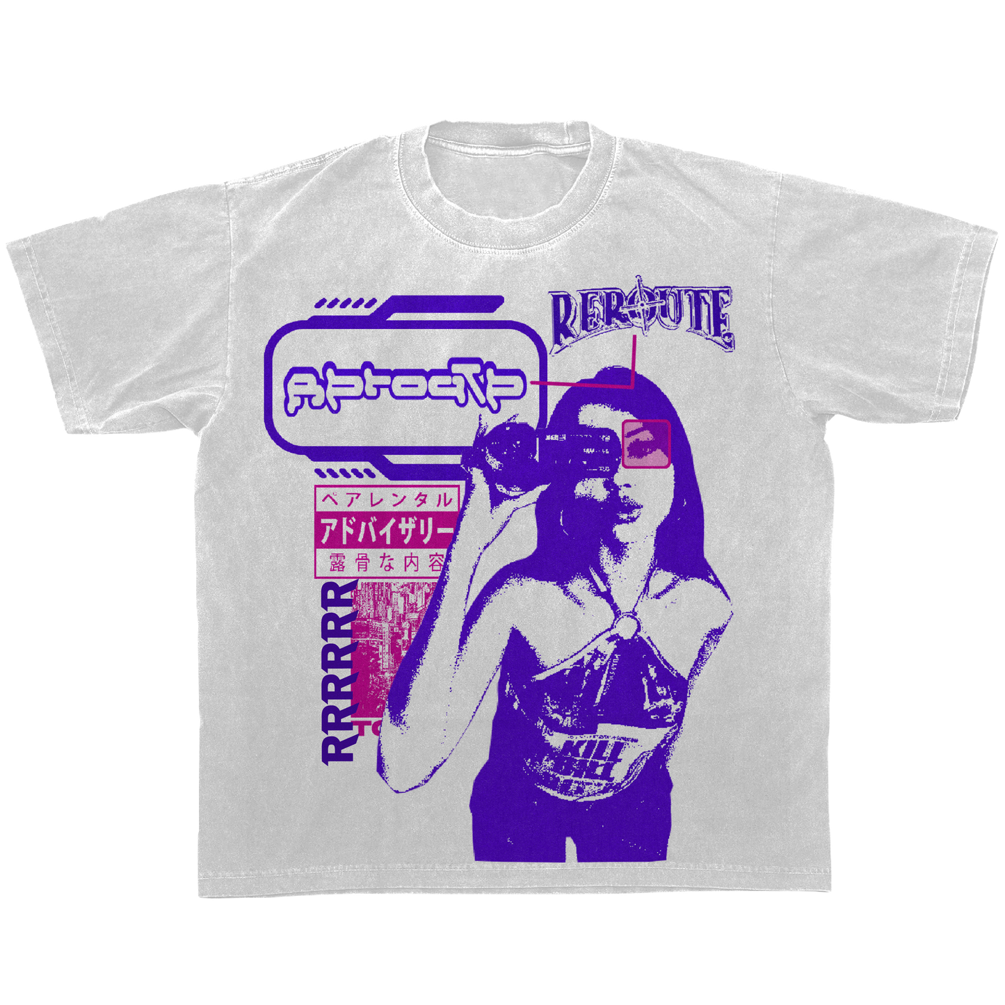 WHITE VINTAGE BASE 1 TEE