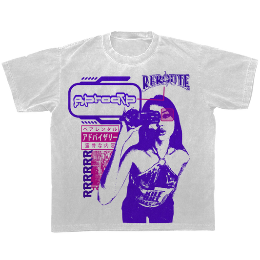 WHITE VINTAGE BASE 1 TEE